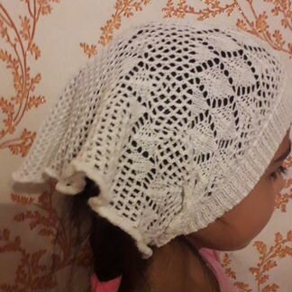 Летние панамки для девочки, 4-6 лет