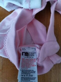 Боди шапочки Mothercare новые