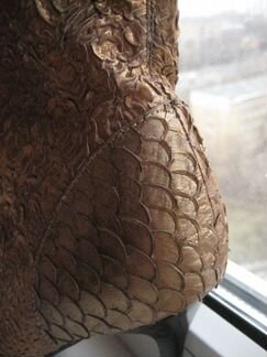 Новые демисезонные золотые сапоги, 40