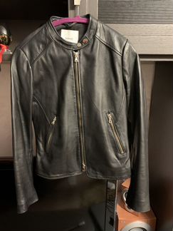 Куртка кожаная Mango