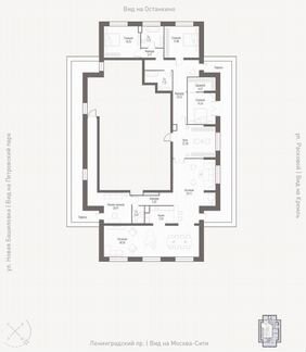 6-к апартаменты, 255.8 м², 28/36 эт.