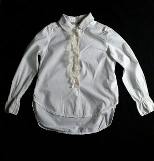 Белая блузка Ermanno Scervino