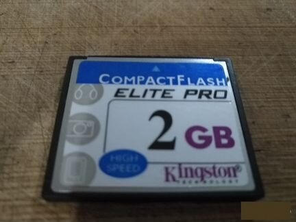 Карта CF Compact Flash 2 Гб для старых цифровиков