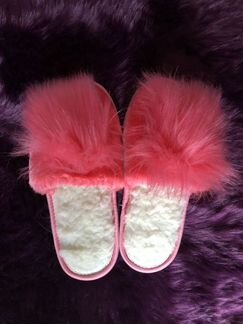 Тапочки из натуральной овчины 39 размер