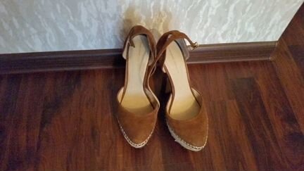 Бохо шик туфли замша Zara