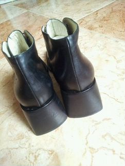 Ботинки высокие натуральная кожа 37раз