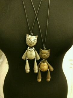 Подвеска на шнурке Кот