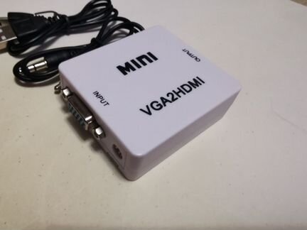 Переходник VGA - hdmi Full HD с доп. питанием