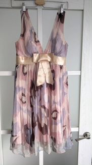 Платье с бантом, размер S