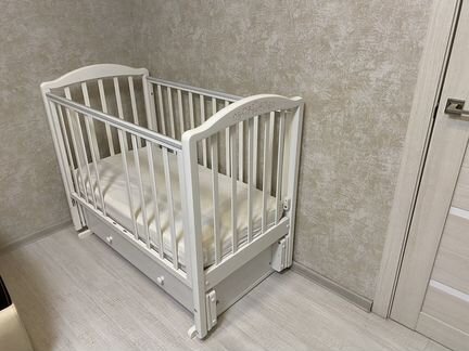 Кровать детская Можга «Регина» белая