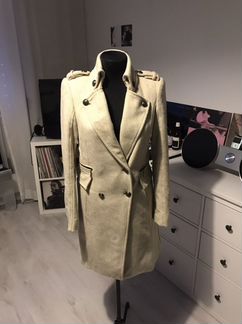 Тренч шерстяной Зара