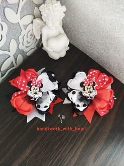 Бантики на резинке минни маус