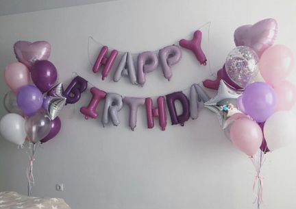 Воздушные шары, шарики буквы, надписи