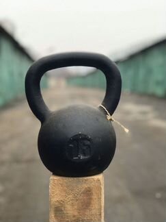 Гиря 16кг с широкой ручкой