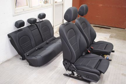 Салон Mercedes C W205 (Комплект сидений)
