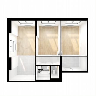 2-к квартира, 62 м², 9/24 эт.