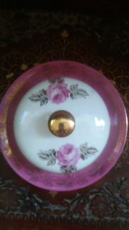 Масленка новая. Фарфор. гдр 60-70 гг