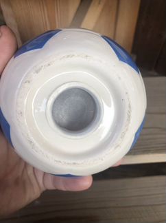 Футбольный мяч, копилка, фарфор