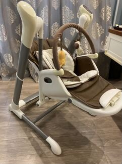 Стул для кормления-качели шезлонг Nuovita Unico