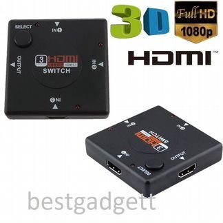 Микро-hdmi переключатель-преобразователь 1080 P