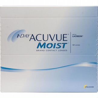 Контактные линзы 1 day Acuvue Moist 180 шт (5.25D)