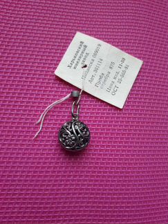 Серебряная подвеска из СССР, новая, 875