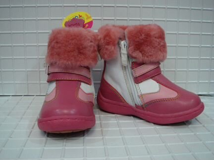 Новые Зимние ботинки для девочек мутон