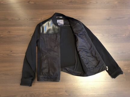 Zara лёгкая комбинированная куртка M