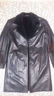 Кожаная дублёнка