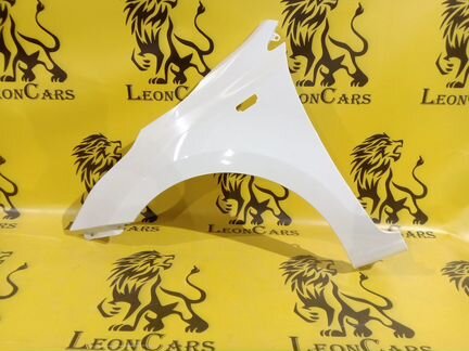 Крыло левое белое Киа Рио последняя модель