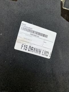 Пол чёрный F15 X5 F85 X5M BMW