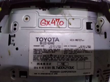 Магнитола штатная lexus gx470 / GX 470