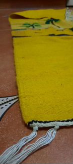 Ковер шерстяной тканный половик