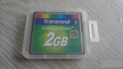 Карта CF Compact Flash 2 Гб для старых цифровиков
