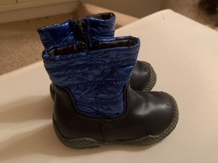 Сапожки демисезонные кожаные Helennia