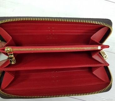 Новый кошелек Louis Vuitton Zippy monogram Лев