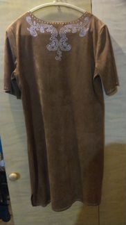 Платье замшевое