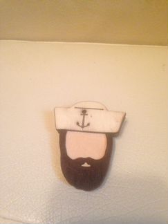 Значок деревянный waf-waf