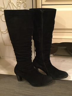 Сапоги замшевые (натуральная) еврозима