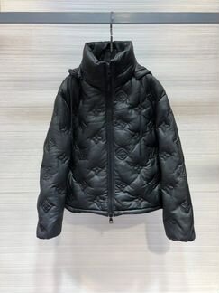 Пуховик кожаный Louis Vuitton