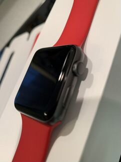 Apple watch 3 (2 оригинальных ремешка)