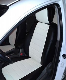 Чехлы Киа Спортаж 3 из экокожи Аригон