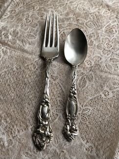 Винтажная серебрянная ложка Sterling