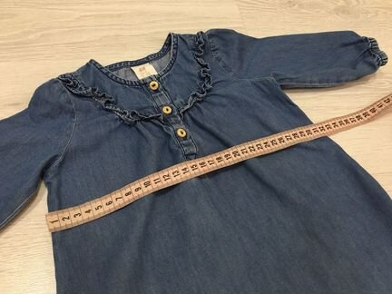 Джинсовое платье H&M размер 74-80