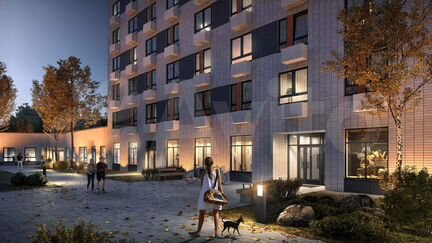 1-к квартира, 41.6 м², 22/32 эт.