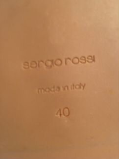 Новые шлепанцы Sergio Rossi