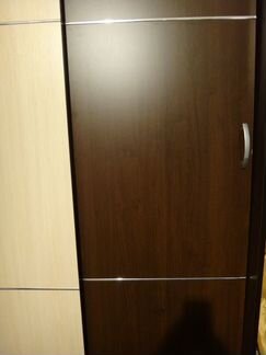 Шкаф купе коричнево бежевый 240 на 162 см на за