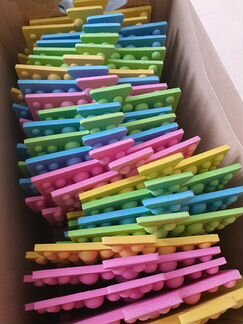 Коврик массажный Fosta F 0810 (8 пазлов)