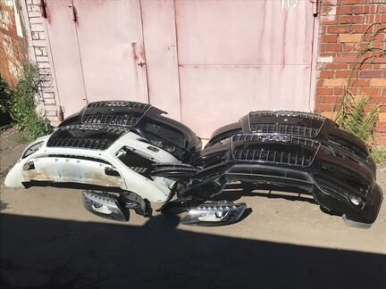 Audi Q7 4l бампер передний 06-15