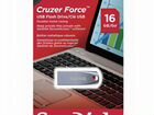 Флешка 16 GB, sandisk Cruzer Force,USB 2.0, металл
